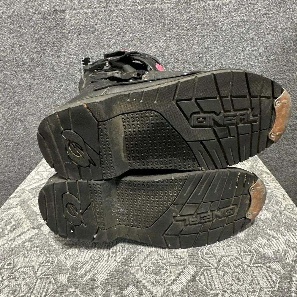 O'Neal Women's Rider MX Motocross Dirt Bike Boots Black/Pink size 7 us eu 37 - Picture 10 of 13